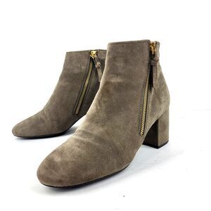 Cole Haan Saylor Grand OS Morel Suede Ankle Boots Size 8.5B